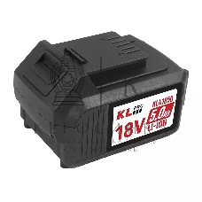Профессиональная аккумуляторная батарея Klpro KLA1850 (18В, Li-ion, 5.0А·ч)