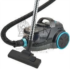 Пылесос Delta LUX DL-0836 черный с бирюзовым