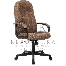 Кресло руководителя Бюрократ T-898AXSN коричневый 38-414, крестовина пластик