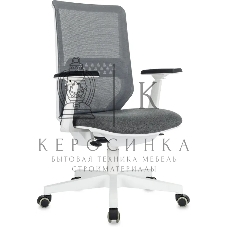 Кресло эргономичное Бюрократ MC-W611N серый TW SQU GR сетка/ткань крестов. пластик пластик белый