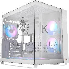 Компьютерный корпус Ocypus Iota C70 WH ARGb ATX/win/белый/6 ARGb fans/no PSU/Tempered Glass
