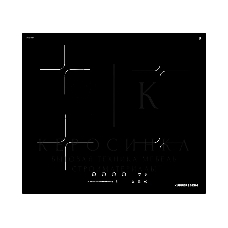 Индукционная варочная панель Kuppersberg ICI 607, High-Tech, индукция, 60 см, 4 зоны нагрева, 9 уровней мощности, inverter, таймер, пауза, Booster, слайдерное управление, черный