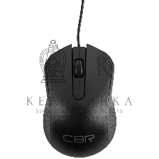 Мышь проводная CBR CM 123 черный, 1000 dpi, USB, кнопки - 3