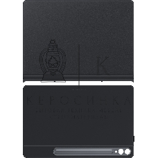 Чехол Samsung для Samsung Galaxy Tab S9+ EF-BX810PBEGRU полиуретан черный