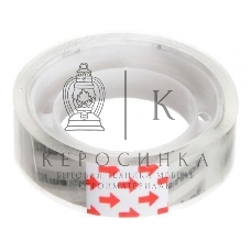 Клейкая лента канцелярская Silwerhof 481054 прозрачная шир.12мм дл.33м 35мкр полипропилен спайка