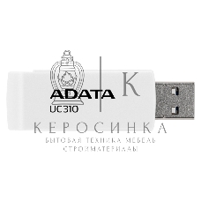 Флешка USB ADATA UC310 (UC310-128G-RWH), 128Gb, USB 3.2 Gen1, R/W 100/30, белый