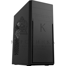 Компьютерный корпус c блоком питания 500 Ватт/Case Foxline FL-302-FZ500R ATX case, black, w/PSU 500W 12cm, w/2xUSB 2.0, w/pwr cord, w/o FAN