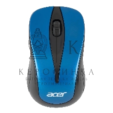 Мышь беспроводная Acer OMR132 синий/черный, 1000 dpi, радиоканал, USB, кнопки - 3