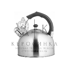 Чайник для плиты металлический Lara LR00-06 (матовый) 4.0 л, индукционное дно 0.3 мм