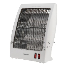 Обогреватель инфракрасный Rexant белый, кварцевый, 800 Вт, 14 м2, настольный