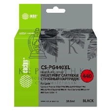 Картридж струйный Cactus CS-PG440XL черный (600 стр., 20 мл) для Canon Pixma MG2140/3140/2240/2245/3240/3540/3640/4140/4240/4250/MX374/375/394/434/454/474/514/524/534/TS5140