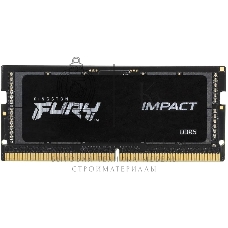 Оперативная память Kingston Fury Impact, DDR5, 16GB (1x16 GB), 5600 MHz, CL40, SO-DIMM