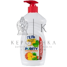 Гель для мытья посуды Maunfeld Purity Ананас и базилик 450 г MDL450PD (дозатор)
