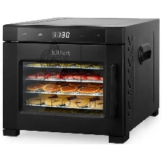 Сушка для фруктов и овощей Kitfort КТ-1964 18под. 600 Вт, черный