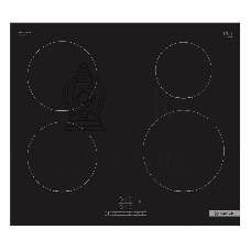 Индукционная варочная панель Bosch Serie 4 PUE611BB5E, индукционные, независимая, черный