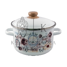 Кастрюля Appetite 1RD161М Roses эмалированная сталь 2 л 60070377