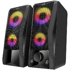 Акустическая система SVEN 445, черный, USB, 2.0,2x3 Вт(RMS), подсветка