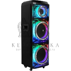 Колонка портативная Ural 203 черный 2000W 1.1 BT/3.5Jack/USB-C 15м 9000mAh (УРАЛ МОЛОТ 203)