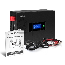 Комплект Источник бесперебойного питания EX295994RUS + батарея 40Aч EX282976RUS 2шт (инвертор, синус, для котла, PF=1, настенный) ExeGate IdealSine SR-1500.LCD.2SH  <1500VA/1500W, чистая синусоида, цветной LCD-дисплей, 2*Schuko, крепление настенное, черны