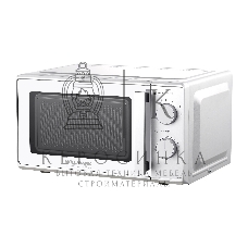 Микроволновая печь Willmark WMO-203GMW белый, 20 л, 700 Вт, переключатели - поворотный механизм