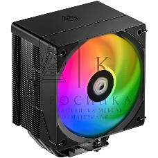 Кулер Cooler ID-Cooling SE-904-XT ARGb BLACK LGA1851/1700/1200/115X/AM5/AM4 (TDP 180W, PWM, 4 тепл.трубки прямого контакта, FAN 100мм, Addressable RGb LED) RET