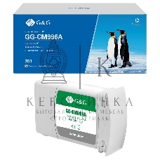 Картридж струйный G&G GG-CM996A 761 темно-серый (400 мл) для HP Designjet T7100/T7200
