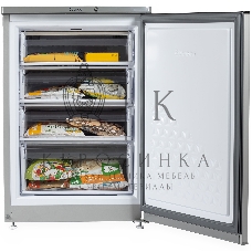 Морозильная камера Бирюса M514 металлик 110л, 4 ящика