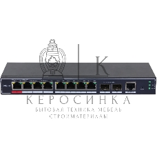 Коммутатор Dahua 10-Port Cloud Managed Desktop Gigabit Switch with 8-Port PoE