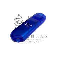 Флешка USB Maxvi P1 (FD64GBUSB20C10P1 blue), 64Gb, USB 2.0, R/W 12/5, синий
