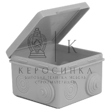 Коробка распределительная TOKOV ELECTRIC ОП 80х80х50 мм 7 каб. вводов IP54 серый