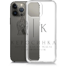 Чехол (клип-кейс) BORASCO для Apple iPhone 13 Pro Max, прозрачный