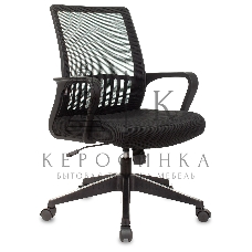 Кресло компьютерное Бюрократ MC-201/TW-11 TW-11 черный, спинка сетка