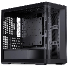 Корпус без блока питания Корпус JONSBO D300 Black MATX без БП, боковая панель из закаленного стекла, mini-ITX, micro-ATX, черный