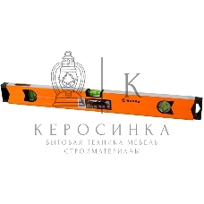 Уровень алюминиевый Вихрь Магнитный 600 мм, фрезерованный, 3 глазка/1 зеркальный/73/11/4/18