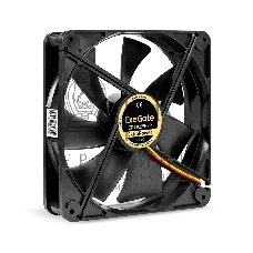 Вентилятор для корпуса ExeGate ExtraSilent ES14025S3P черный, 140 мм, 1100 об/мин, 23 дБ, 3 pin