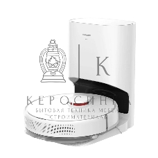Робот-пылесос Dreame RLS3D Vacuum and Mop D10 Plus белый, 46 Вт, 5200 мА·ч Li-Ion, уборка сухая/влажная, пылесборник контейнер 0.4 л