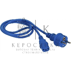 Шнур питания Lanmaster LAN-PP13/SH-10-BL C13-Schuko проводник.:3x0.75мм2 10м 220В 10А синий