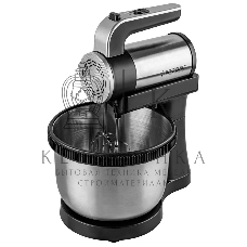 Миксер Endever Sigma-12 c чашей, черный/стальной, 800 Вт, 2 вида насадок, 5 скоростей