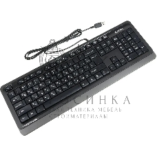 Клавиатура проводная A4Tech Fstyler FK10, USB, черный/серый