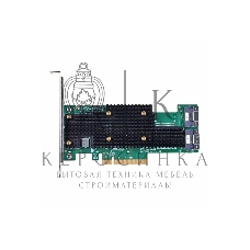 Адаптер HBA Broadcom 9600-16i SGL (05-50111-00) PCIe v4 x8 LP, Tri-Mode SAS/SATA/NVMe 24G HBA, 16port (2*int SFF8654), SAS4016 IOC, RTL