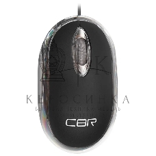 Мышь проводная CBR CM 122 черный, 1000 dpi, USB, кнопки - 3