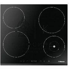 Индукционная варочная панель Hansa BHI68508, конфорок: 4 шт., стеклокерамика, независимая, черный