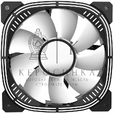 Вентилятор для корпуса Alseye Luna-120-B-R черный, 120 мм, 1800 об/мин, 30 дБ, 4 pin