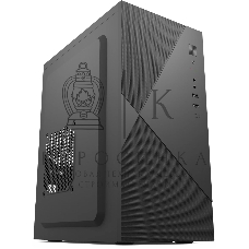 Компьютерный корпус с блоком питания 450Вт. Case Forza mATX, 450W, 2xUSB 2.0, Black, w/o FAN, 8 см fan PSU, power cord