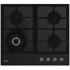 Газовая варочная панель Beko HILW 64225 S, черный