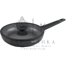 Сковорода Rondell Kontur RDA-1488, 28 см, с крышкой, серый