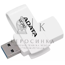 Флешка USB ADATA UC310 (UC310-64G-RWH), 64Gb, USB 3.2 Gen 1, R/W 100/30, белый