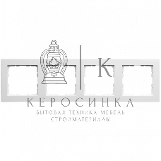 Рамка Jasmart 4-м G-Classic белый глянцевый