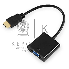 Переходник KingPrice KP-HDMI(m)-VGA(f) HDMI (m) VGA (f) 0.1м черный