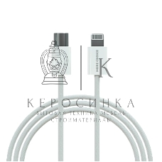 Кабель MORE CHOICE (4620202550408) K73i USB 3.0A PD 20W для Lighting 8-pin Type-C - нейлон 1м белый